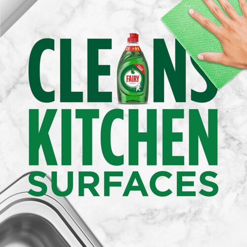 Fairy Original Washing Up Liquid 320 ml – Concentrated Dish Cleaning Liquid, Cuts Grease, Long-Lasting Suds
