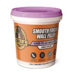 Gorilla Smooth Finish Wall Filler 473ml – Purple to White, Repairs Walls & Ceilings, Ready-Mixed, No Crack