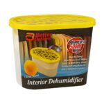 HSD Interior Dehumidifier 500ml – Citrus, Absorbs Up to 500 ml, Damp & Mould Protection
