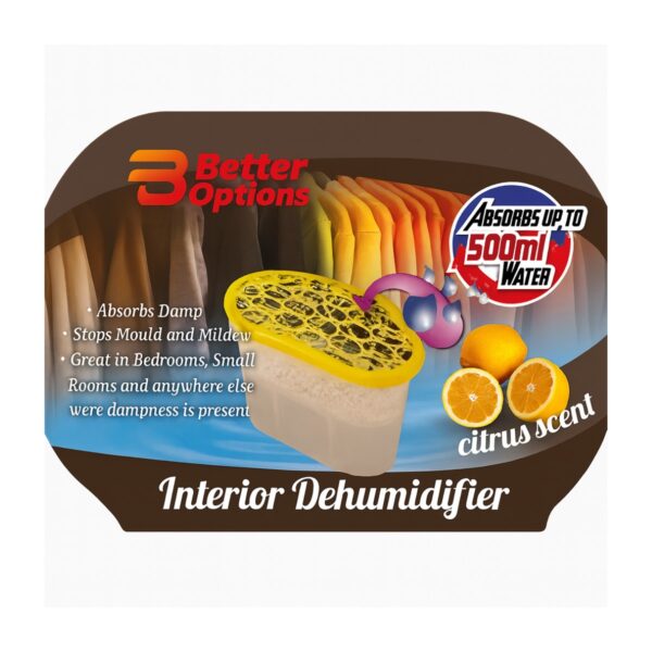 HSD Interior Dehumidifier 500ml – Citrus, Absorbs Up to 500 ml, Damp & Mould Protection 5 HSD Interior Dehumidifier 500ml – Citrus, Absorbs Up to 500 ml, Damp & Mould Protection