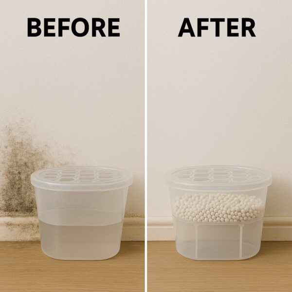 HSD Interior Dehumidifier 500ml – No Scent, Absorbs Up to 500 ml, Damp & Mould Protection 2 HSD Interior Dehumidifier 500ml – No Scent, Absorbs Up to 500 ml, Damp & Mould Protection