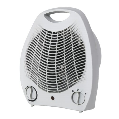 HSD 2000 W Cordless Thermo Fan Heater – White, UK Plug, 3-Mode Heat with LED Indicator, Thermal Cut-Out & Tip-Over Safety, Carry Handle