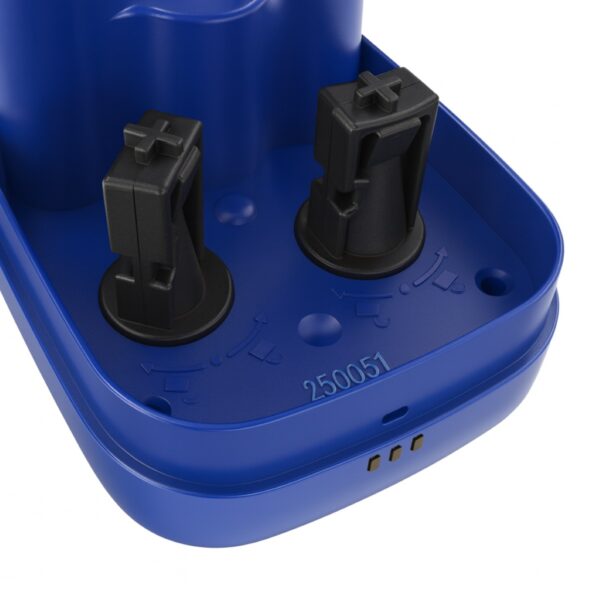 Jakar Electric Double Hole Pencil Sharpener – USB/Battery Operated, Blue, Carbon Steel Blades, Broken Tip Remover, 6–8mm & 9–12mm Pencils (5166)