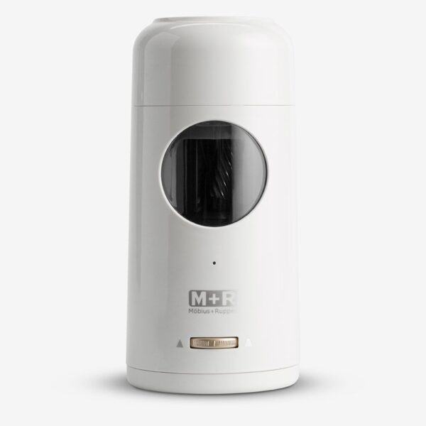 Möbius and Ruppert (M+R) Heavy Duty Electric Pencil Sharpener – 7–11.5mm Pencils, Helical Blade, Auto Feed & Discharge, Tip Adjustment, USB-C Rechargeable