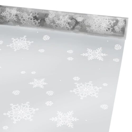 Oasis White Snowflake Cellophane Wrap (Roll & Folded) – 80cm Wide, Folded, Recyclable Floral Film 5 Oasis White Snowflake Cellophane Wrap (Roll & Folded) – 80cm Wide, Folded, Recyclable Floral Film - Image 1