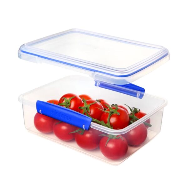 Sistema KLIP IT 2L (67.6 oz) Rectangular Clear Storage Containers – 6-Pack, Blue Clips & Rubber Seal, Leak-Proof, BPA-Free, Microwave Safe 2 Sistema KLIP IT 2L (67.6 oz) Rectangular Clear Storage Containers – Blue Clips & Rubber Seal, Leak-Proof, BPA-Free, Microwave Safe