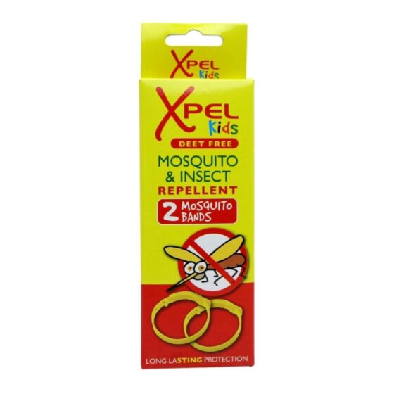 Xpel Kids Mosquito Bands – Twin Pack, DEET-Free Insect Repellent for Children