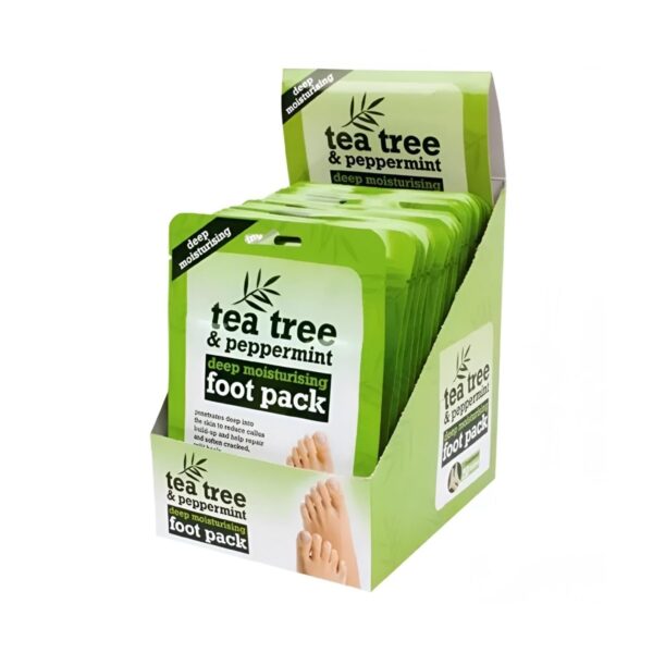 Xpel Tea Tree Foot Treatment Pair – Moisturising Foot Pack with Tea Tree & Peppermint 2 Xpel Tea Tree Foot Treatment Pair – Moisturising Foot Pack with Tea Tree & Peppermint