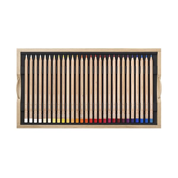 Caran d'Ache Luminance 6901 Coloured Pencils Set – 100 Colours, Limited Edition Wooden Box, Includes 2 Pencil Blenders, 1 Full Blender, Color Chart 2 6901 900 Luminance box i1