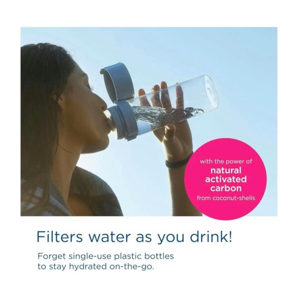 Brita Water Filter Bottle 600ml (Pastel Green) – Includes 2 MicroDisc Filters – Clean & Refreshing Water On-the-Go 1 BRT 8159 2
