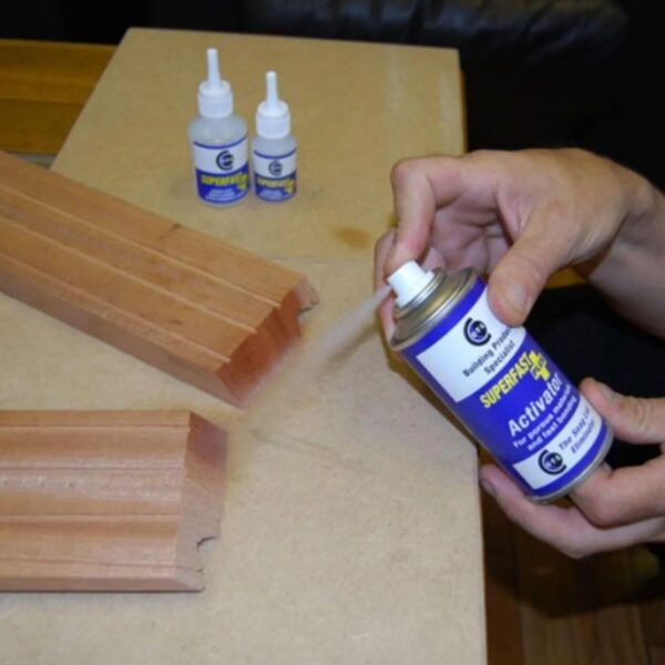 CT1 Superfast Plus Adhesive 100 ml & Activator 200 ml – Mitre Fast Twin Pack, Rapid Bonding & Primer System
