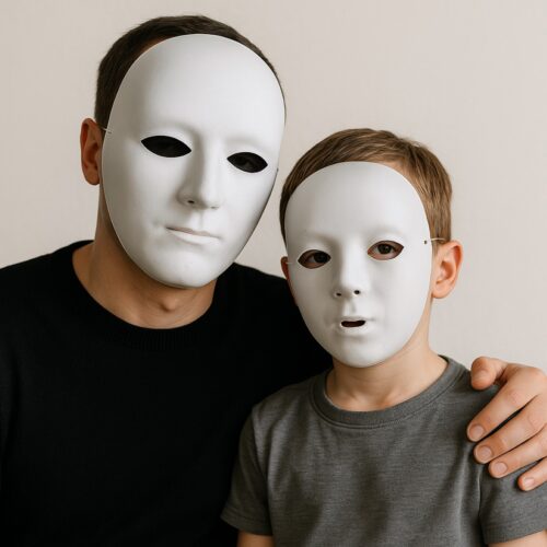 Plain White Matt Face Mask – Adults Paintable Matt Finish (Papier‑Mâché), Unisex Masquerade & Halloween DIY