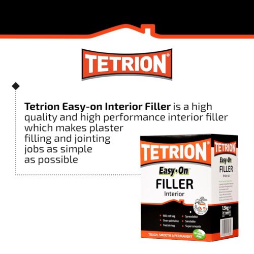 Tetrion Easy On Filling & Jointing Compound 5kg – High Performance Interior Filler - Image 3