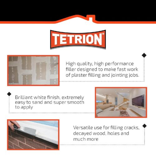 Tetrion Easy On Filling & Jointing Compound 5kg – High Performance Interior Filler - Image 4