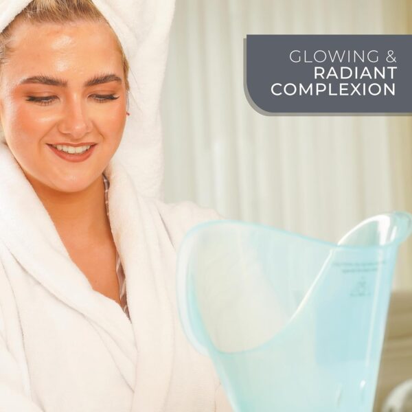 Bauer Facial Spa Face Steamer and Nasal Inhaler Set – Removes Blackheads, Opens Pores & Sinuses, Fast-Heating with Aromatherapy Tray 4 Bauer Facial Spa Face Steamer and Nasal Inhaler Set – Removes Blackheads, Opens Pores & Sinuses, Fast-Heating with Aromatherapy Tray