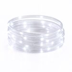 Bright White 10m Flexi LED Multifunction Rope Light – Indoor & Outdoor, Battery‑Operated, 8‑Function Controller & Timer (6h ON / 18h OFF)