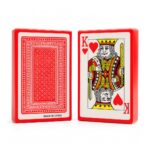 Classic Plastic Coated Poker Playing Cards – 54 pcs Deck, Universal Size, Durable Plastic-Coated Finish for Home & Game Night