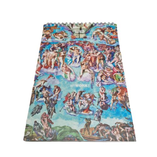 Stifflex Artist Drawing Pad Michelangelo (50 Sheets, 160g/m² + 15 Transparent Sheets) – Natural White, Smooth Surface, Microperforated, Made in Italy