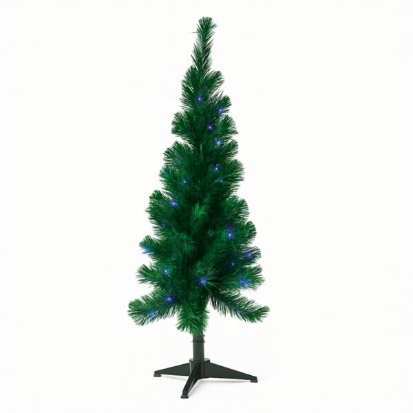 Fiber‑Optic Light Christmas Tree 120cm (130 Tips) – Medium Pre‑Lit Tree with Colour‑Changing LED Lights 1 Fibre‑Optic Light Christmas Tree 120cm (130 Tips) – Medium Pre‑Lit Tree with Colour‑Changing LED Lights