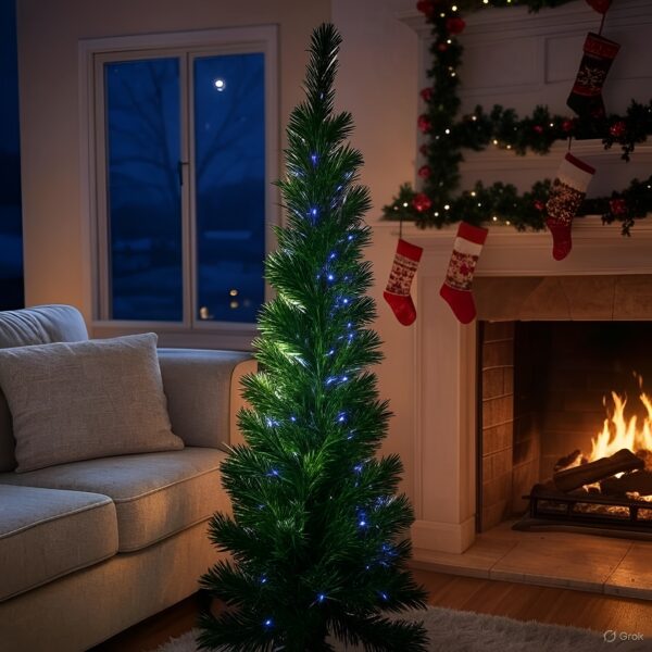 Fiber‑Optic Light Christmas Tree 120cm (130 Tips) – Medium Pre‑Lit Tree with Colour‑Changing LED Lights 2 Fibre‑Optic Light Christmas Tree 120cm (130 Tips) – Medium Pre‑Lit Tree with Colour‑Changing LED Lights