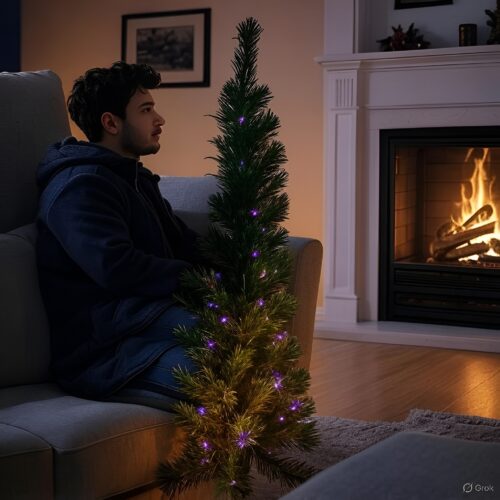 Fiber‑Optic Light Christmas Tree 120cm (130 Tips) – Medium Pre‑Lit Tree with Colour‑Changing LED Lights 11 Fibre‑Optic Light Christmas Tree 120cm (130 Tips) – Medium Pre‑Lit Tree with Colour‑Changing LED Lights