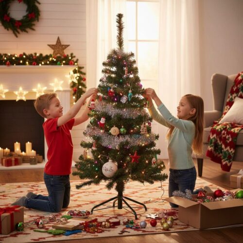 Christmas Tree 120cm (200 Tips) – Full & Realistic Fir‑Look Artificial Tree, Easy Assembly, Ideal for Home Décor 13 Christmas Tree 120cm (200 Tips) – Full & Realistic Fir‑Look Artificial Tree, Easy Assembly, Ideal for Home Décor - Image 4