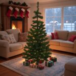 Christmas Tree 120cm (350 Tips) – Extra Full Artificial Fir‑Look Tree, Dense Branching, Elegant Holiday Centrepiece