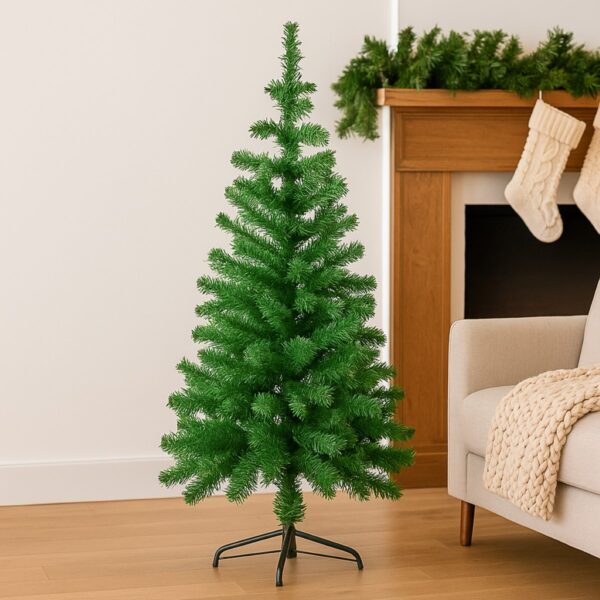 Christmas Tree 120cm (350 Tips) – Extra Full Artificial Fir‑Look Tree, Dense Branching, Elegant Holiday Centrepiece