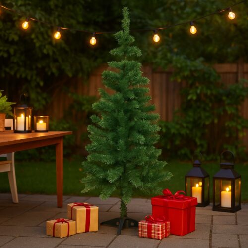 Christmas Tree 120cm (350 Tips) – Extra Full Artificial Fir‑Look Tree, Dense Branching, Elegant Holiday Centrepiece