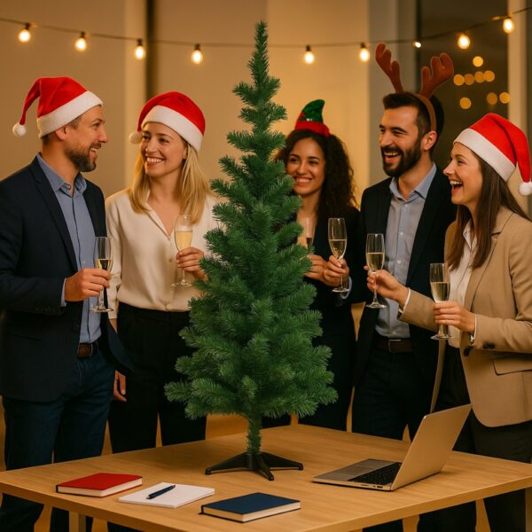 Christmas Tree 120cm (350 Tips) – Extra Full Artificial Fir‑Look Tree, Dense Branching, Elegant Holiday Centrepiece