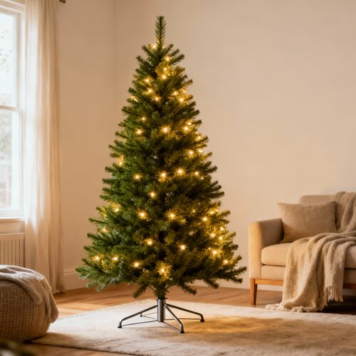 Christmas Tree 180cm (450 Tips) – Large & Luxurious Artificial Fir‑Look Tree, Premium Density, Perfect for Living Room Display