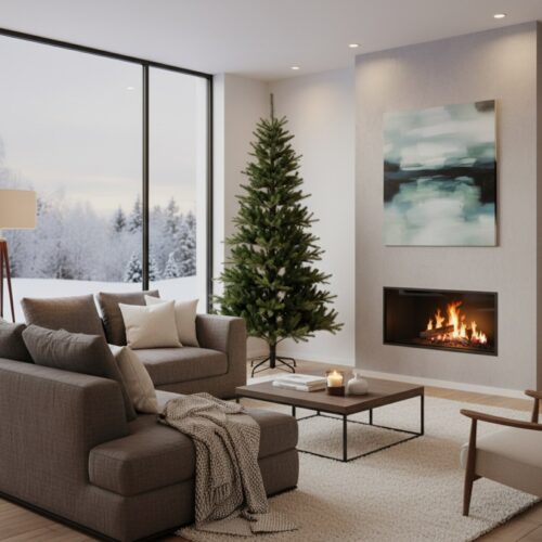 Christmas Tree 180cm (450 Tips) – Large & Luxurious Artificial Fir‑Look Tree, Premium Density, Perfect for Living Room Display