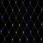 180 LED Multicolour Net Lights (1.8m x 1.2m) – Battery Fairy Lights for Christmas, Weddings, and Home Decor
