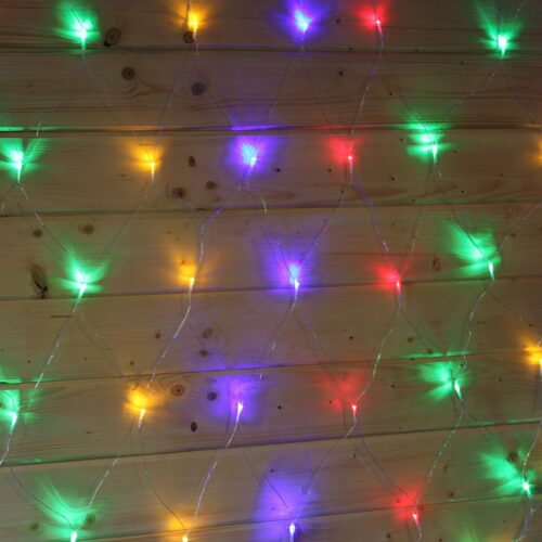 180 LED Multicolour Net Lights (1.8m x 1.2m) - Battery Fairy Lights for Christmas, Weddings, and Home Decor 8 180 LED Multicolour Net Lights (1.8m x 1.2m) – Battery Fairy Lights for Christmas, Weddings, and Home Decor