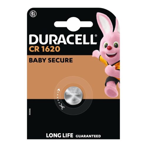 Duracell Lithium Battery 3V Size CR1620 (Pack of 1) – Long-Lasting Power, 100% Life Guaranteed