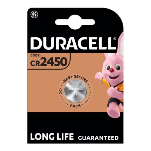 Duracell Lithium Battery 3V Size CR2450 (Pack of 1) – Long-Lasting Power, 100% Life Guaranteed