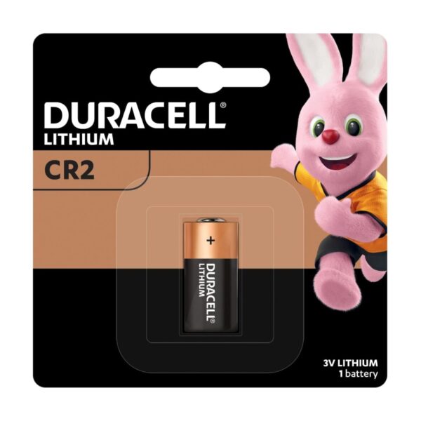 Duracell Lithium Battery 3V Size CR2 (Pack of 1) – Long-Lasting Power, 100% Life Guaranteed (3V/B)