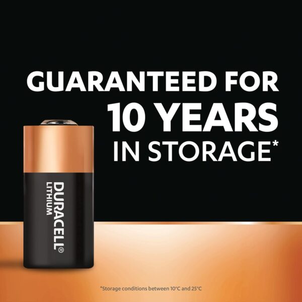 Duracell Lithium Battery 3V Size CR2 (Pack of 1) – Long-Lasting Power, 100% Life Guaranteed (3V/B)