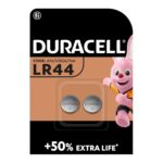 Duracell Alkaline Batteries 1.5V Size LR44 (Pack of 2) – Long-Lasting Power (A76/V13GA/76A)