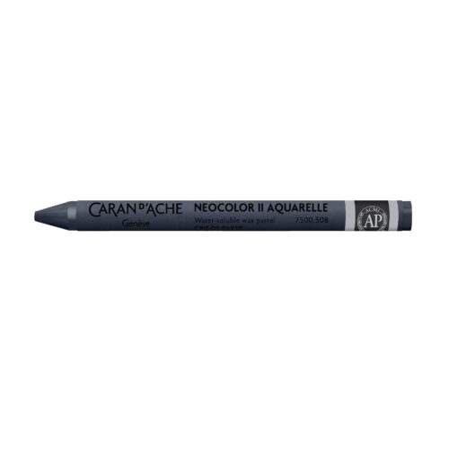 Caran d’Ache Neocolor II Water-Soluble Wax Pastels – Artist 84 Professional Shades – 508 Payne Grey