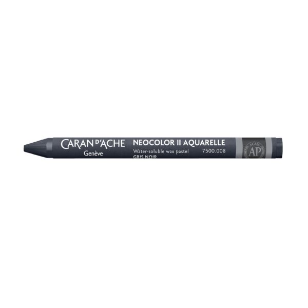 Item0-MdYZVP.jpg Caran d’Ache Neocolor II Water-Soluble Wax Pastels – Artist 84 Professional Shades – 008 Greyish Black