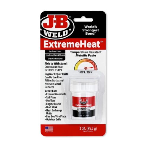 J-B Weld ExtremeHeat Temperature Paste – 3oz, High-Temp Resistant Repair Compound