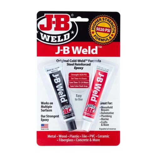 J-B Weld Original ColdWeld Grey Epoxy – 28.4g Tubes, 4–6 Hour Set Time, 5020 PSI Strength