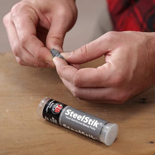 J-B Weld SteelStik Reinforced Epoxy Putty – 57g (2oz) Dark Grey, 5-Minute Set Time, 4000 PSI Strength - Image 5