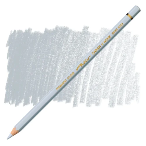 Caran d'Ache Pablo Light Grey Permanent Artist Colour Pencil – Gris Clair 003