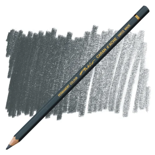 Caran d'Ache Pablo Greyish Black Permanent Artist Colour Pencil – Gris Noir 008