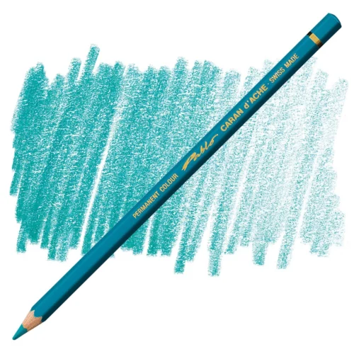 Caran d'Ache Pablo Azurite Blue Permanent Artist Colour Pencil – Bleu Azur 170