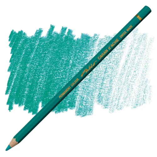 Caran d'Ache Pablo Opaline Green Permanent Artist Colour Pencil – Vert Opale 195