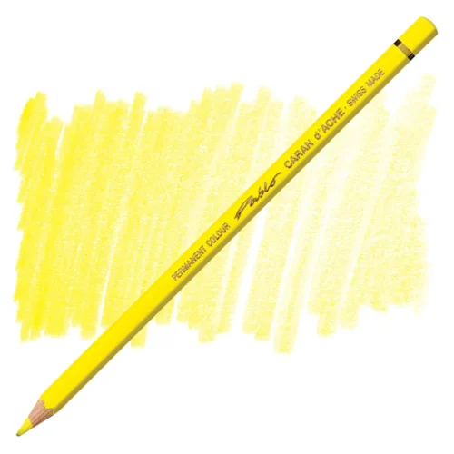 Caran d'Ache Pablo Canary Yellow Permanent Artist Colour Pencil – Jaune Canari 250