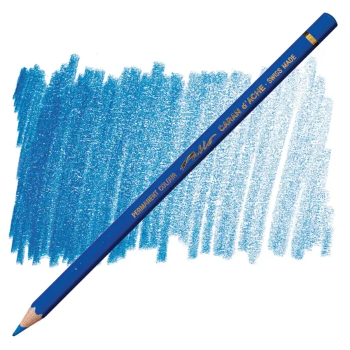 Caran d'Ache Pablo Gentian Blue Permanent Artist Colour Pencil – Bleu Gentiane 370